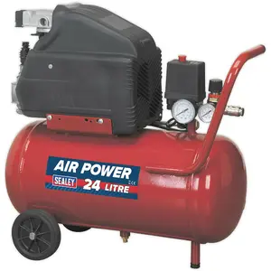 High-Performance 24L Direct Drive Air Compressor with 1.5hp Motor and Auto Pressure Cut-Out