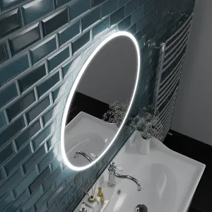 Harper & Harlow 800x800 Aquila LED Illuminated Round Bathroom Mirror