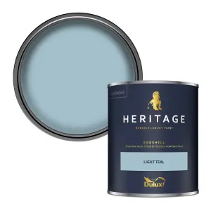 Dulux Trade Heritage Light Teal Eggshell Wall paint, 750ml