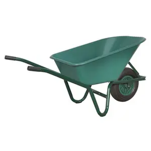 Sealey 85 Litres Wheel Barrow Heavy Duty Composite Material - Green WB85