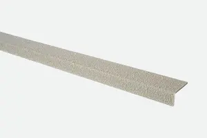 Anti-Slip GRP Stair Nosing 30mm x 70mm x 1.5m White