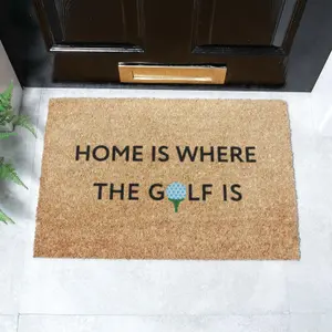 Home Is Where The Golf Is Doormat (60 x 40cm)