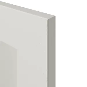 Tydeman Matt porcelain Shaker Bridging door & pan drawer front, 356mm x 20mm x 397mm