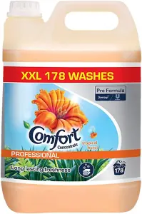 Comfort Professional Concentrate Tropical Burst Fabric Softener 200 Washes 5L