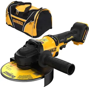 Dewalt DCG440N 54v XR FlexVolt 180mm Angle Grinder 7" Cordless Bare + Bag