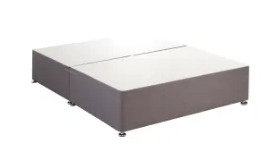 Super Ortho Orthopaedic Slate Linen 2 Drawer Divan Set And Headboard Small Single