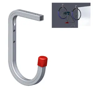 Wall & Ceiling Mounted 50kg Bike Storage Hook Bracket Ladders Tools Garage shed