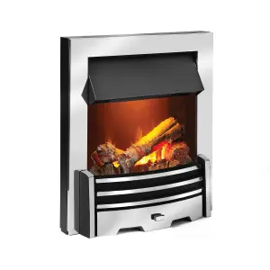 Dimplex Opti-myst Chrome effect Electric Fire (D)65mm