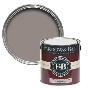 Farrow & Ball Estate Emulsion Mixed Colour 243 Charleston Gray 5 Litre