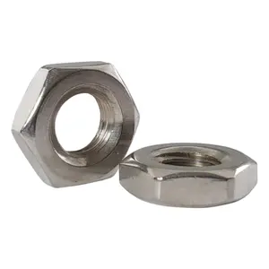 M5 Thin Hex Lock Nut Stainless Steel A2 304 DIN 439 Pack of 20