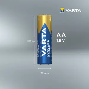 Varta 1.5V 2970mAh AA Batteries, Pack of 12