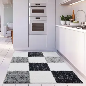 Myshaggy Collection Rugs Geometric Design  381 Grey