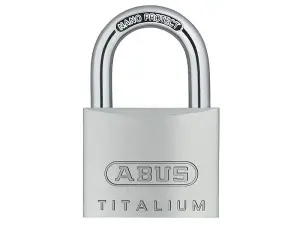 64TI/40 Abus 40mm Titalium Padlock Quadpack