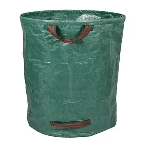 Garden Waste Bags 270L Refuse Grass Basket Leaves Sack Rubbish Bag