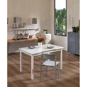 Brisco Extendable Dining Table White