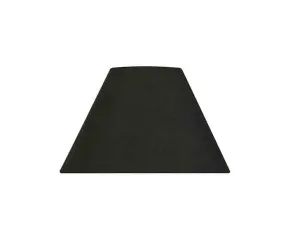 14" Cotton Coolie Lampshade - Black