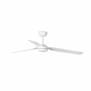 Luminosa Punt White Ceiling Fan With DC Motor Smart