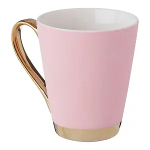 Maison by Premier Mimo Pink Frosted Deco E Letter Monogram Mug