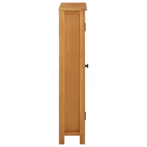 Berkfield Storage Cabinet 50x22x110 cm Solid Oak Wood