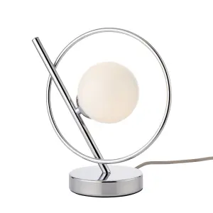 Verso Chrome effect Table lamp