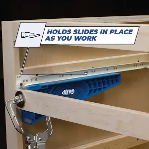 Kreg Drawer Slide Jig - Install drawer slides the fast and easy way