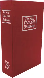 Key Lock Realistic Dictionary Book Hidden Cash Document Valuables Safe Box