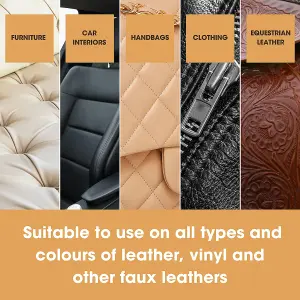 Furniture Clinic Complete Leather Care Kit including Cleaner & Protection Cream