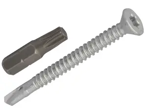 ForgeFix TFCL5560 TechFast Roofing Screw Timber - Steel Light Section 5.5 x 60mm Pack 100 FORTFCL5560