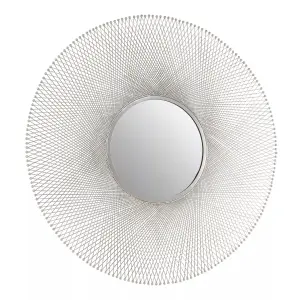 Interiors by Premier Templar Large Round Wall Mirror