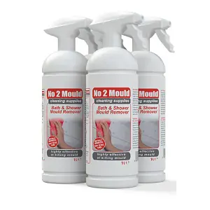 No 2 Mould - Bath & Shower Mould Remover 4 x 1 Litre