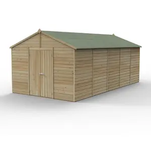 Beckwood 10x20 Apex Shed - No Windows - Double Door