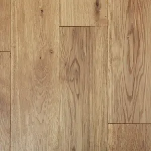 GoodHome Visby Blonde Oak Solid wood flooring, 1.8m²