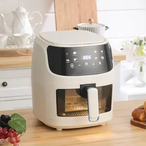 5L Air Fryer With Visible Window White