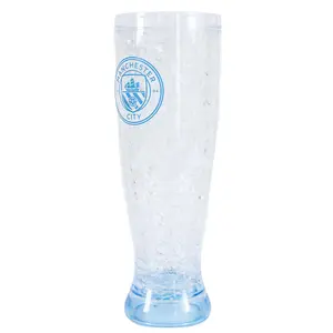 Manchester City FC Slim Freezer Mug Clear/Blue (One Size)