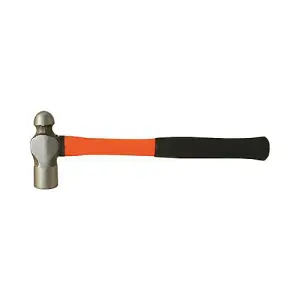 8oz Fibreglass Ball Pein Hammer Steel Head Shock Absorbing Shaft