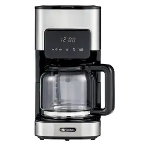 900W 1.5L Digital Filter Coffee Machine Black & Stainless Steel