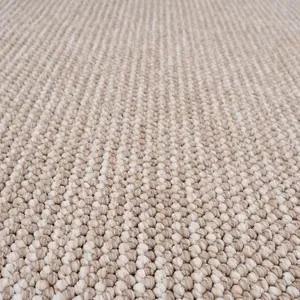 Neutral Minimalistic Cream Beige Boucle Textured Soft Area Rug 160cm x 230cm