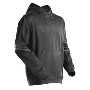 Mascot Customized Fleece Hoodie (Black)  (XXXX Large)