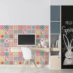 Walplus Bossa Mediterranean Combo Tile Stickers