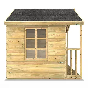 Rebo 5FT x 5FT Childrens Wooden Garden Playhouse - Woodpecker