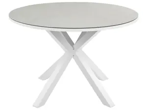 Garden Table Ceramic Glass Taupe MALETTO