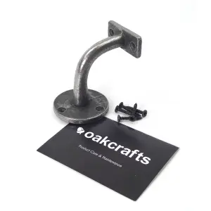 Oakcrafts - Antique Cast Iron Handrail Bracket 65mm