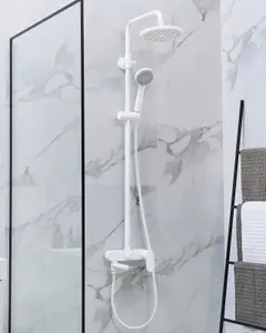 Mixer Shower Set In White GURARA