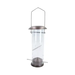 3PK Small Deluxe Bird Feeder Nyjer Seed Holder Hanging Feed Station Wild Birds