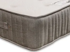 Sapphire Memory Foam Orthopaedic Sprung Divan Bed Set 3FT Single - Naples Slate