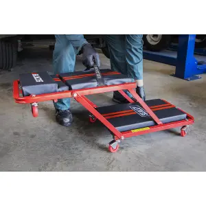 Sealey Creeper/Seat Steel with 7 Wheels & Adjustable Head Rest SCR79