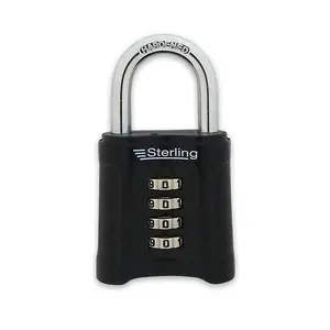 Sterling Heavy Duty Combination Padlock Black (One Size)