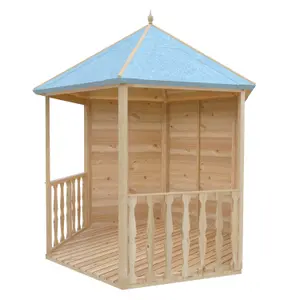 Gazebo 8x7ft with T&G roof and slatted floor