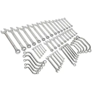 50-Piece Metric Spanner Set for Professionals and DIY Enthusiasts