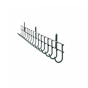 Oypla 16 Hook Wall Mounted Garden Tool Storage Rack Hanger Shed & Garage